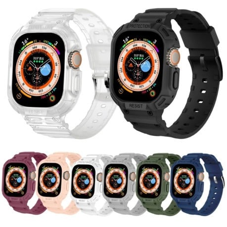 Ремешок JUNSUNMAY для Apple Watch Ultra 49mm - прозрачный