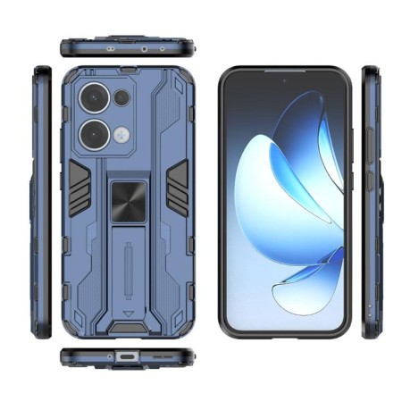Противоударный чехол Supersonic для OPPO Reno13 5G Global - синий