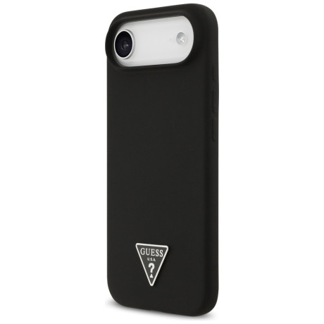 Оригинальный силиконовый чехол Guess Silicone Triangle Logo с MagSafe на iPhone Air - Black