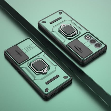 Протиударний чохол Sliding Camshield на OnePlus Nord CE4 5G Global - зелений