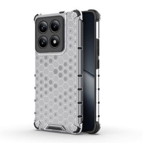 Противоударный чехол Honeycomb на Xiaomi 14T Pro 5G Global - белый