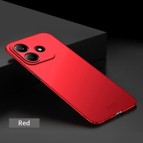 Ультратонкий чехол MOFI Frosted на Xiaomi Redmi Note 14 - красный