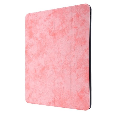 Чехол-книжка Silk Texture Horizontal Deformation Flip на iPad Pro 12.9 (2020) - розовый