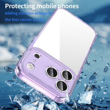 Чехол PC Hybrid TPU Airbag Shockproof для iPhone 17 Pro - фиолетовый