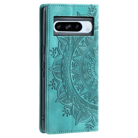 Чохол-книжка Totem Embossed Magnetic Leather для Google Pixel 8 Pro - зелений