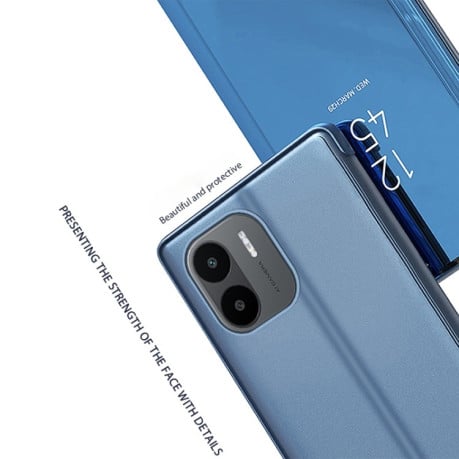 Чохол книжка Clear View на Xiaomi Redmi A1/A2 - фіолетово-синій