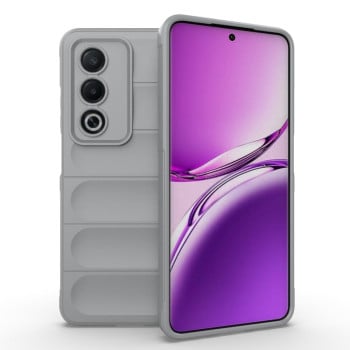 Силіконовий чохол Magic Flannel для OPPO A80 5G/A3 Pro - сірий
