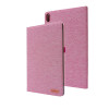 Чехол-книжка Fabric Leather для Realme Pad 11 - пурпурно-красный