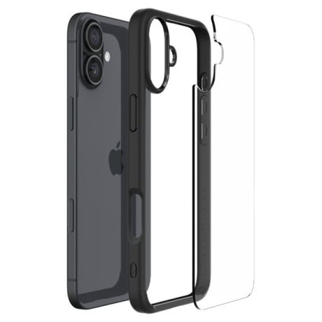 Оригінальний чохол Spigen Ultra Hybrid для iPhone 16 Plus - Matte Black