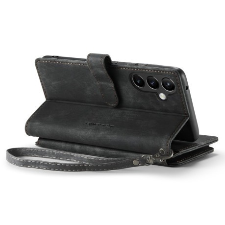 Шкіряний чохол-гаманець CaseMe-C30 для Samsung Galaxy A54 - чорний