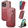 Фліп-чохол Zipper Wallet Vertical для iPhone 14 Pro Max - червоний