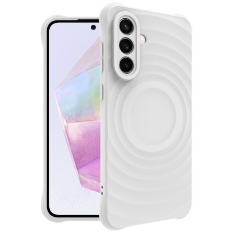 Ударозахисний чохол IMAK UC-6 Series Manbo Frosting Soft на  для Samsung Galaxy A36 5G - білий