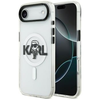 Оригінальний чохол Karl Lagerfeld IML Karl Sketch Logo з MagSafe iPhone Air - Transparent