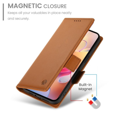 Чохол-книжка Side Buckle Magnetic Frosted Leather  для Samsung Galaxy A26 5G - коричневий