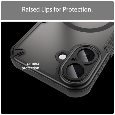 Чохол Armor Glaze з MagSafe Magnetic для iPhone 17 - чорний