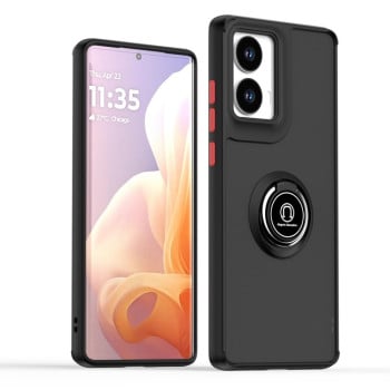 Противоударный чехол Q Shadow 1 Series TPU + PC на Motorola Moto G85 - Black+Red