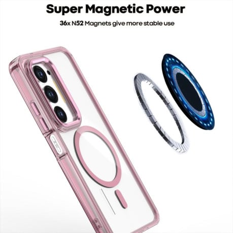 Чехол MagSafe Magnetic Clear на Xiaomi Redmi 15 5G / 4G EU 171mm - синий
