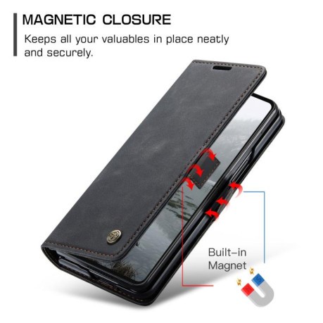 Чехол-книжка CaseMe-013 Multifunctional на Samsung Galaxy Fold 7 - черный