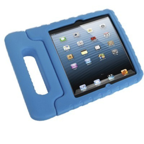 Противоударный чехол EVA Drop Resistance с ручкой синий на iPad mini / mini 2