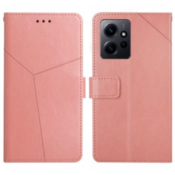 Чехол-книжка Y-shaped Pattern для Xiaomi Redmi Note 12 4G Global - розовый