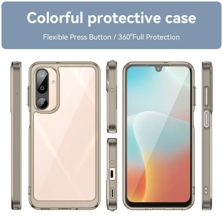 Противоударный чохол Colorful Acrylic Series для Samsung Galaxy M16 5G - серый