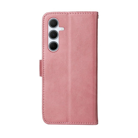 Чохол-книжка Classic Calf Texture  для Samsung Galaxy A36 5G - рожеве золото