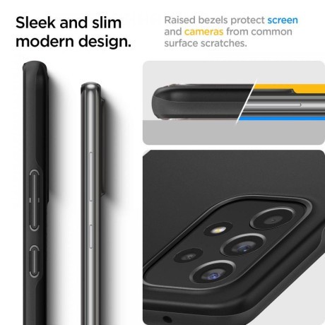 Оригінальний чохол Spigen Thin Fit для Samsung Galaxy A53 5G - Black