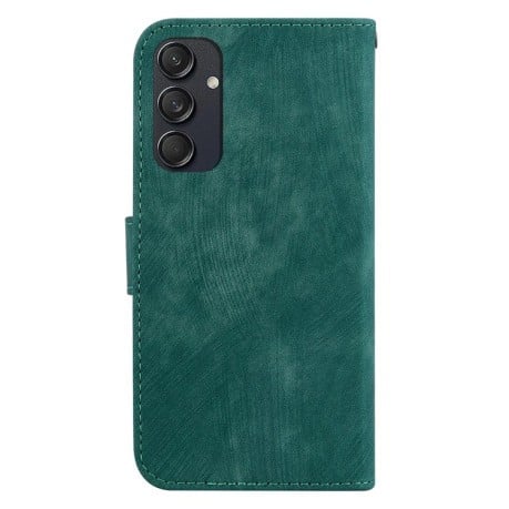 Чохол-книжка Little Tiger Embossed Leather Samsung Galaxy M55 - зелений