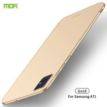 Ультратонкий чехол MOFI на Samsung Galaxy A71- золотой