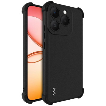 Противоударный чехол IMAK All-inclusive Airbag на Realme 15T 5G — матовый чёрный
