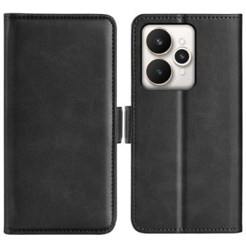 Чехол-книжка с двусторонней магнитной застёжкой на Realme 15 5G / 15 Pro 5G — черный