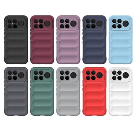 Силиконовый чехол Magic Flannel на Xiaomi Redmi K90 Pro Max/Poco F8 Ultra — белый