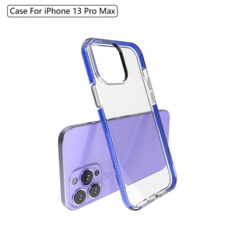 Ударозащитный чехол Double-color для iPhone 13 Pro Max - фиолетовый