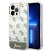 Оригінальний чохол Guess 4G Pattern Script для iPhone 14 Pro Max - khaki 