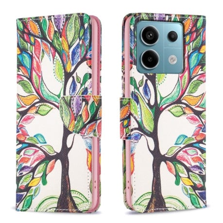 Чохол-книжка Colored Drawing Pattern для Xiaomi Redmi Note 13 Pro 5G/Poco X6 5G - Life