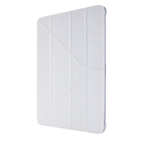 Чехол-книжка Silk Texture Horizontal Demation для iPad Air 13 2024 / Pro 12.9 2020 - белый