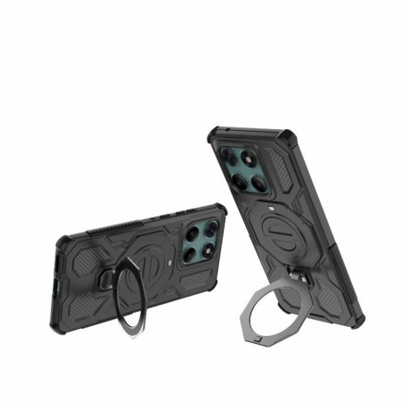 Противоударний чехол J-20 Solid Color MagSafe Magnetic на Motorola Edge 60 Fusion 5G - чорний