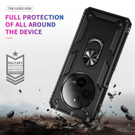 Протиударний чохол HMC 360 Degree Rotating Holder на Xiaomi Redmi 14C 4G/Poco C75/Redmi A4 5G - чорний