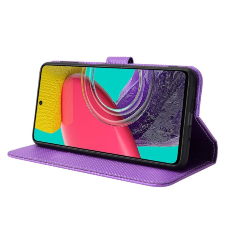 Чехол-книжка Diamond Texture для Samsung Galaxy M53 5G - фиолетовый