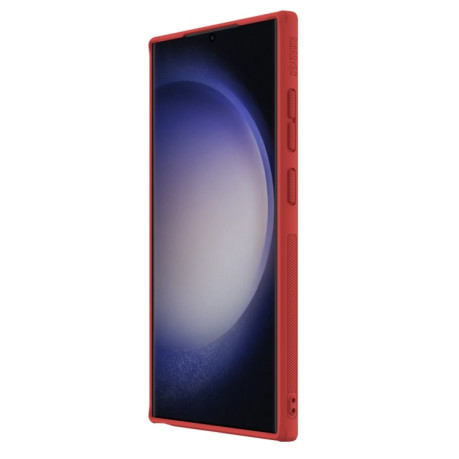 Протиударний чохол NILLKIN Super Frosted для Samsung Galaxy S24 Ultra 5G - червоний