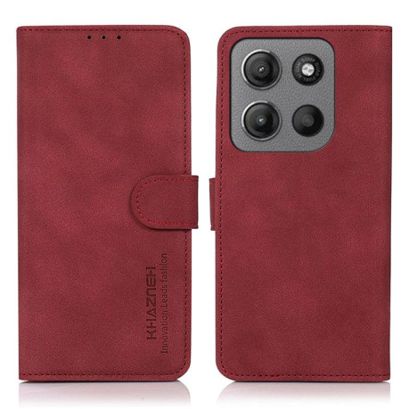 Чохол-книжка KHAZNEH Matte Texture для Motorola Moto G15 4G/G05 - червоний