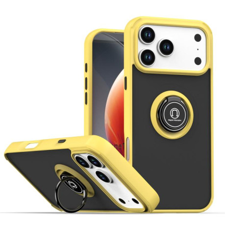 Противоударный чехол Q Shadow 1 Series для iPhone 17 Pro Max - желтый