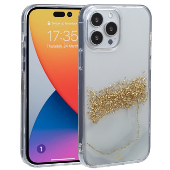 Протиударний чохол DFANS DESIGN Starlight Shining на iPhone 14 Pro Max - білий
