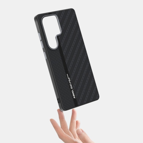 Ультратонкий чохол ABEEL 6D Micro Relief MagSafe Magnetic  для Samsung Galaxy S25 Ultra 5G - чорний