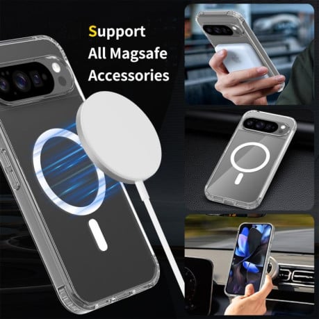 Прозорий чохол Skin Feel з потовщеними кутами з MagSafe гібридний на Google Pixel 10 Pro XL