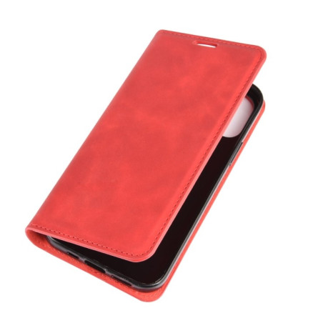 Чохол-книжка Retro Skin Feel Business Magnetic на iPhone 12/12 Pro - червоний