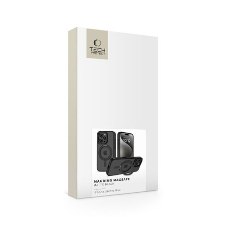 Чехол Tech-Protect MagRing MagSafe Case with Stand для iPhone 16 Pro Max - Black