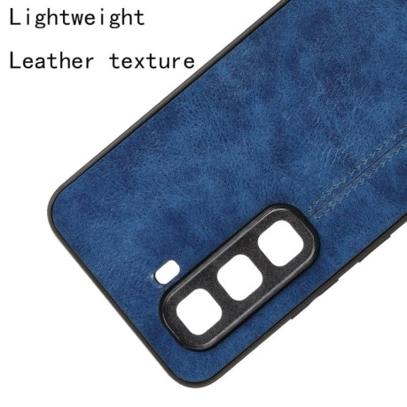 Ударозащитный чехол Sewing Cow Pattern для Infinix Hot 50 Pro 4G - синий