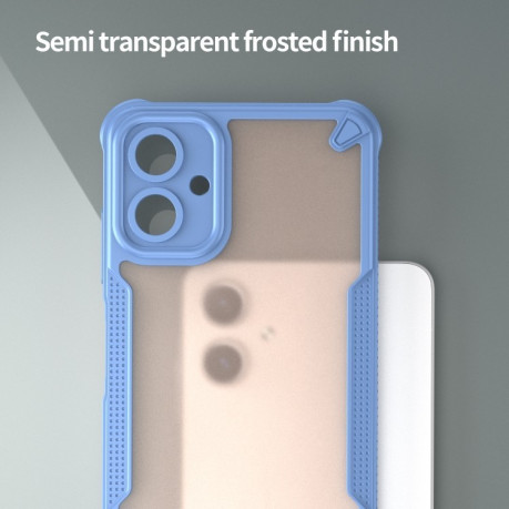 Протиударний чохол Armor Glaze PC Hybrid TPU для Samsung Galaxy A06 - синій