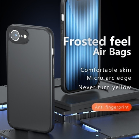 Противоударный чехол Armor Precise Hole PC Hybrid TPU для iPhone 16e - прозрачный